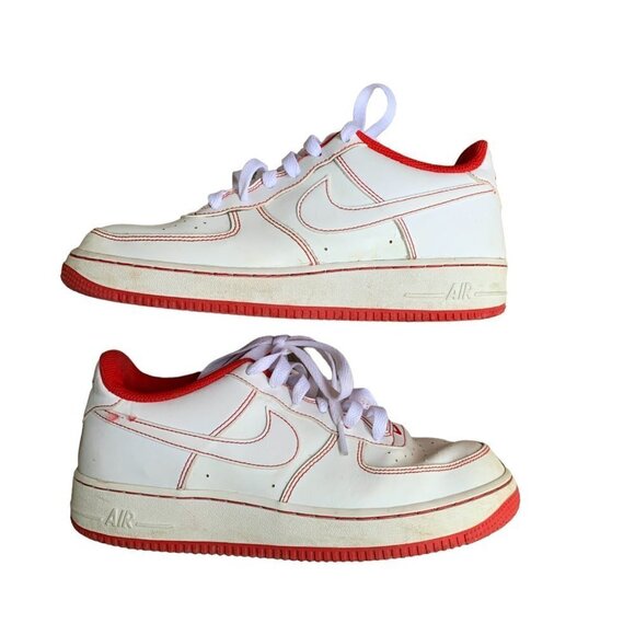 Rare Nike Air Force 1 Low University Red Size 7 - Picture 3 of 8